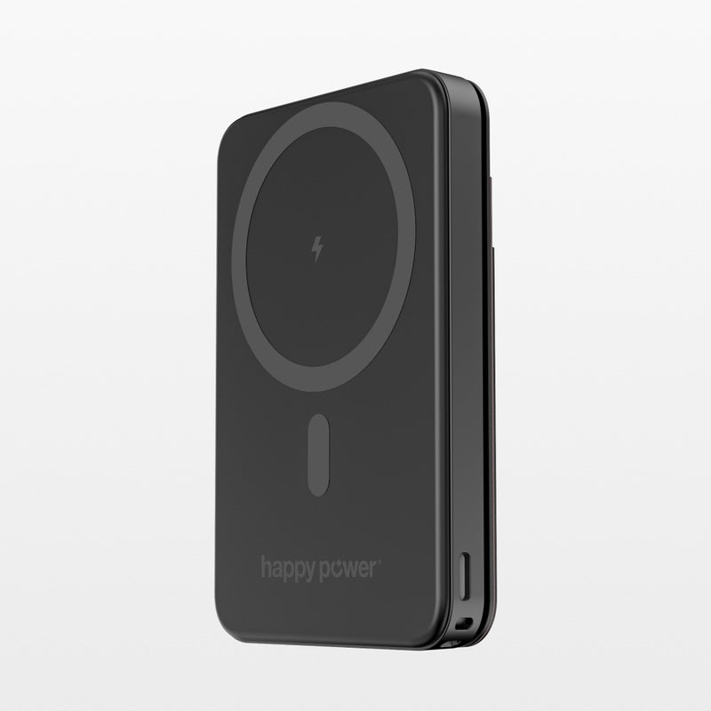 Stockholm Mobil Lommebok Powerbank Svart - Happy Power Nordic AS