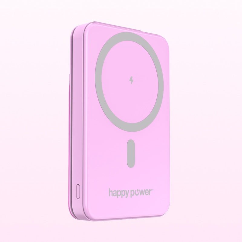 Stockholm Mobil Lommebok Powerbank Rosa - Happy Power Nordic AS
