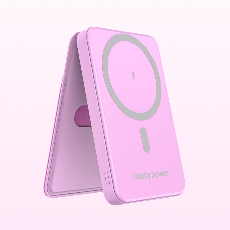 Stockholm Mobil Lommebok Powerbank rosa - Happy Power Nordic AS