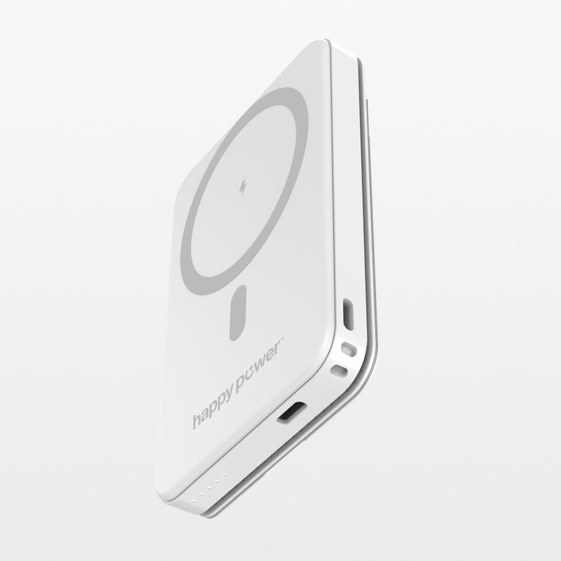 Stockholm Mobil Lommebok Powerbank hvit - Happy Power Nordic AS