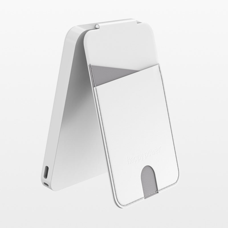 Stockholm Mobil Lommebok Powerbank Hvit - Happy Power Nordic AS