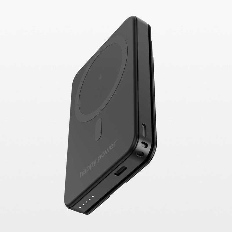 Stockholm Mobil Lommebok Powerbank Svart - Happy Power Nordic AS