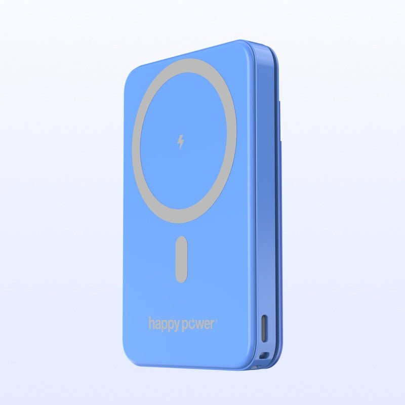 Stockholm Mobile Wallet Powerbank Blue - Happy Power Nordic AS