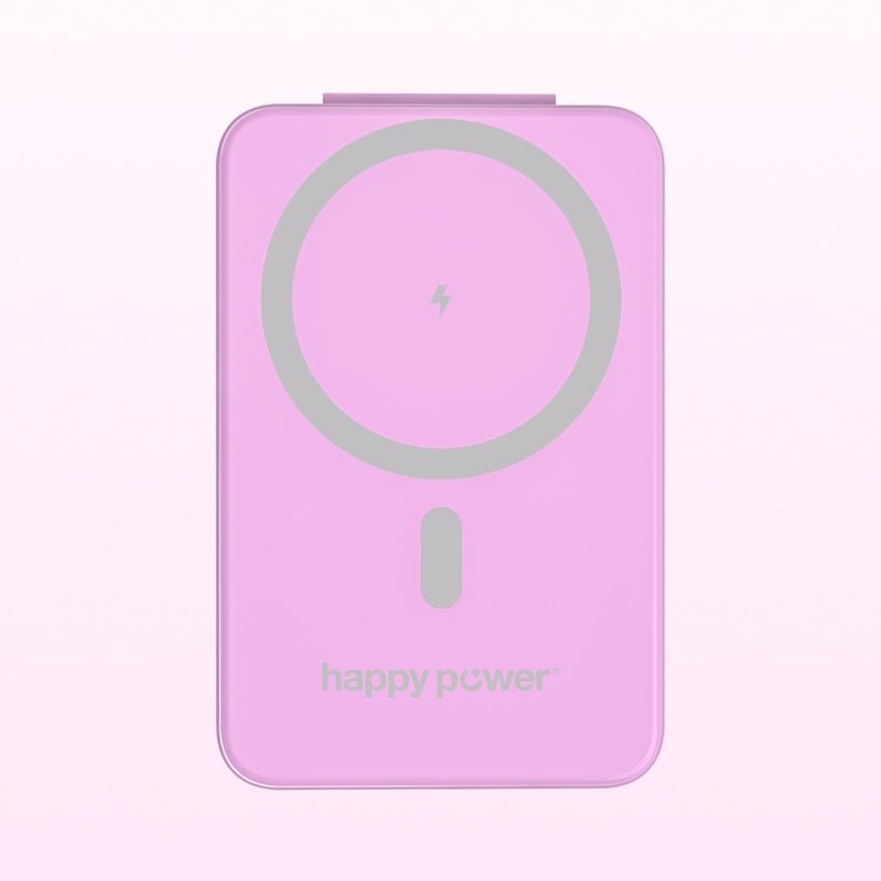 Stockholm Mobil Lommebok Powerbank Rosa - Happy Power Nordic AS
