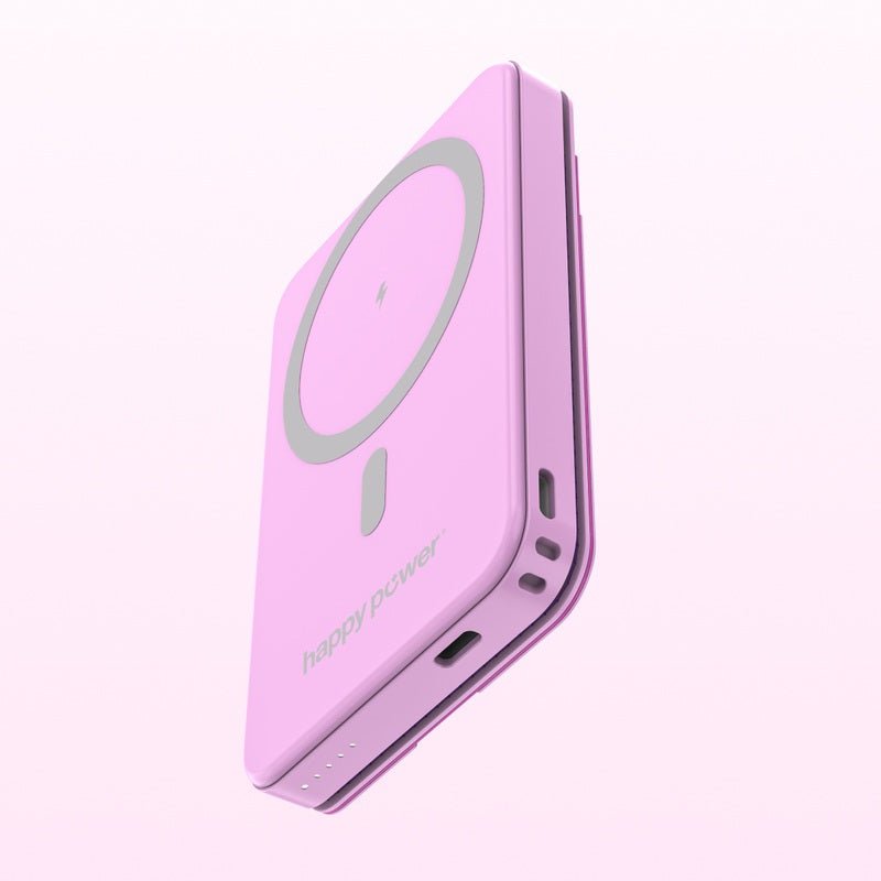 Stockholm Mobil Lommebok Powerbank Rosa - Happy Power Nordic AS