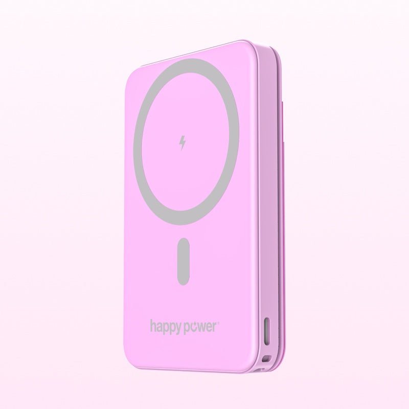 Stockholm Mobil Lommebok Powerbank Rosa - Happy Power Nordic AS