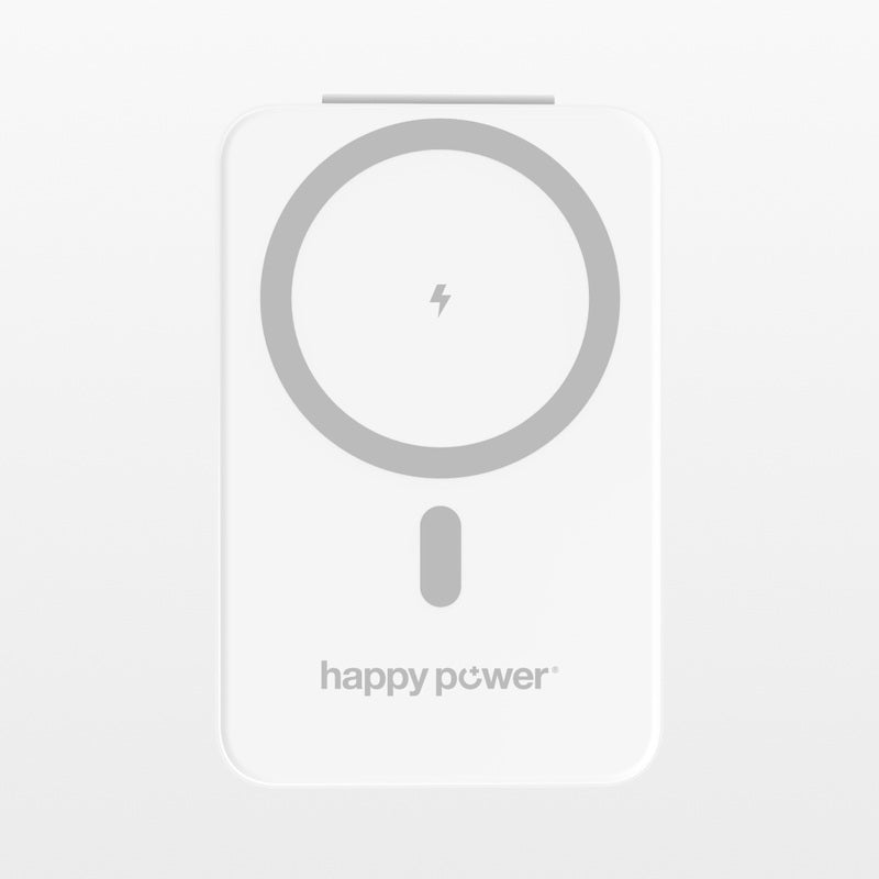 Stockholm Mobil Lommebok Powerbank Hvit - Happy Power Nordic AS