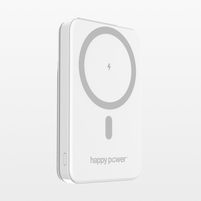 Stockholm Mobil Lommebok Powerbank hvit - Happy Power Nordic AS